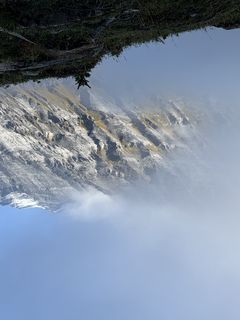 Mountains Clouds Slope