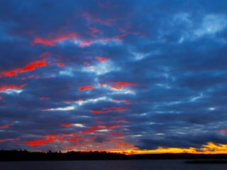 Clouds Sky Sunset (320x240)